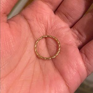 Sale! CLOSET CLOSING! 14k gold stacking ring